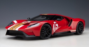 72927 Ford GT 2022 Alan Mann Heritage Edition (Alan Mann Red) 1:18